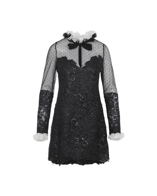 Giambattista Valli Black Short Dresses