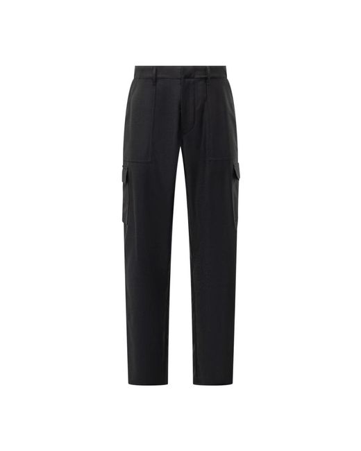 Etro Broeken ,Zwart ,Wol Wollen Cargobroek in het Black voor heren