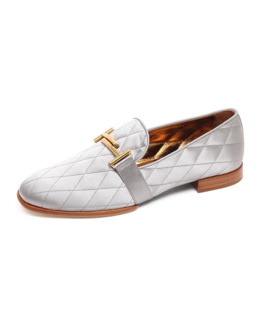 Tod's White Loafers