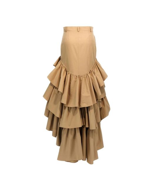 Moschino Brown Midi Skirts