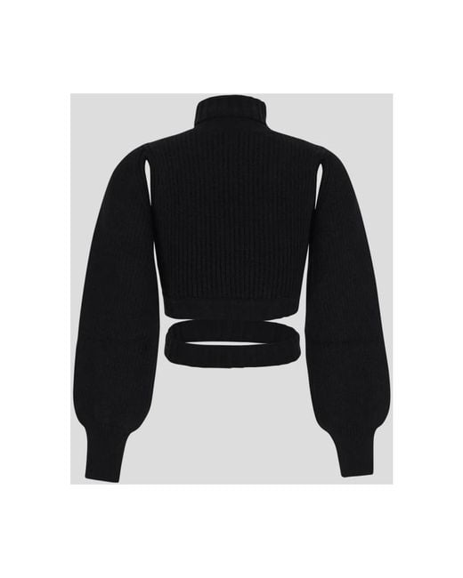 ANDREA ADAMO Black Turtlenecks