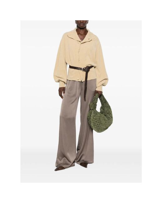 Fabiana Filippi Brown Wide Trousers
