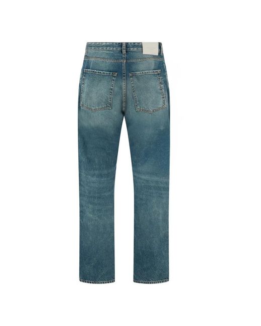 ICON DENIM Blue Straight Jeans for men