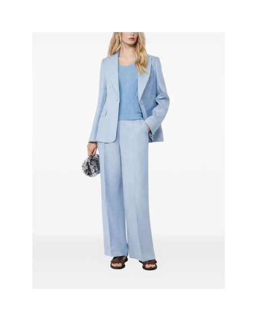 Weekend by Maxmara Blue Wide Trousers