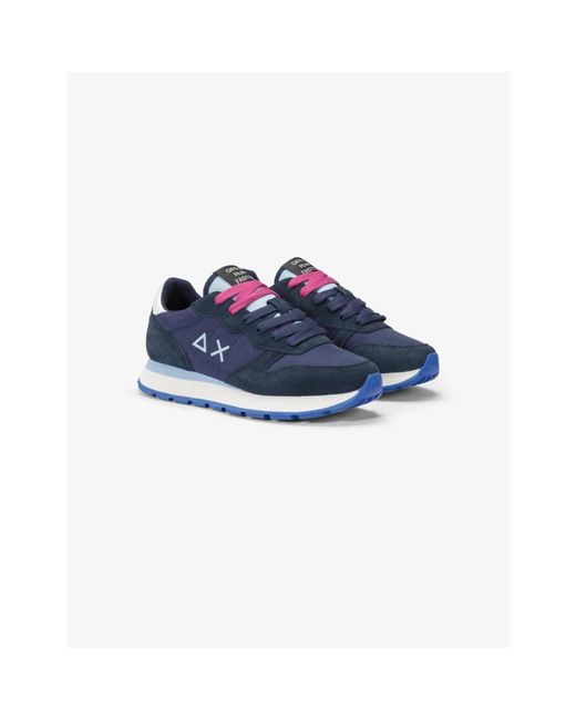 Sun 68 Blue Sneakers