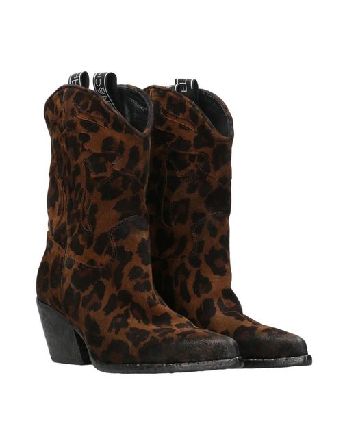 Elena Iachi Brown E2016 Cowboy Boot