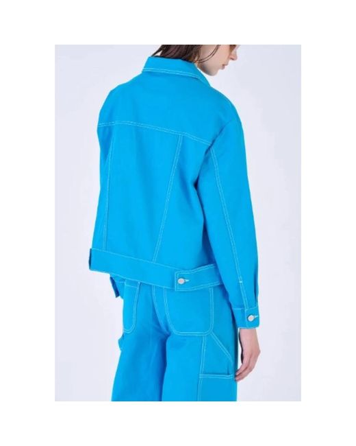 Silvian Heach Blue Denim Jackets
