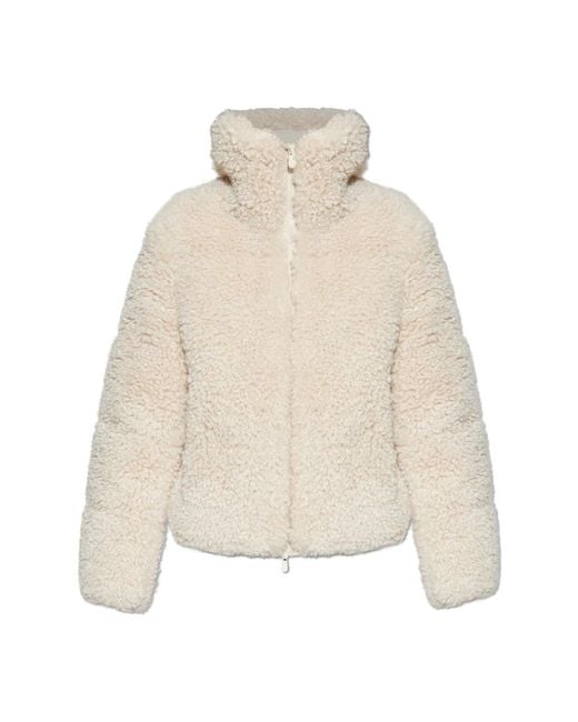 Save The Duck Faux Fur & Shearling Jackets in het Natural