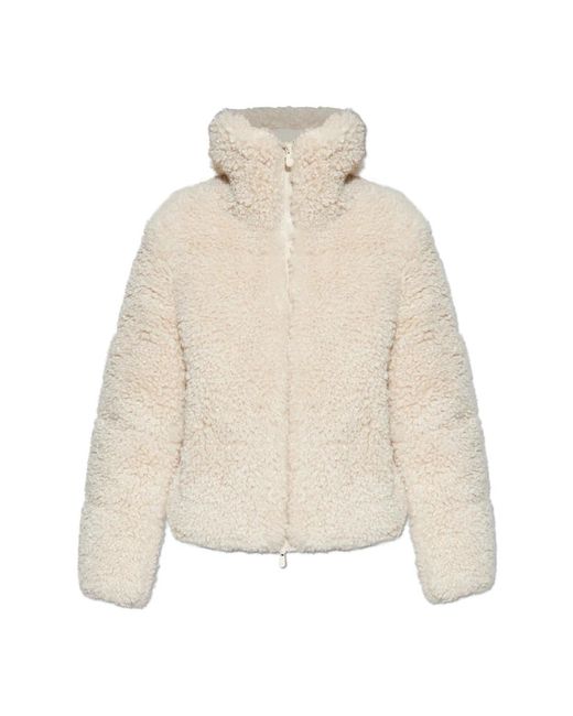 Save The Duck Faux Fur & Shearling Jackets in het Natural