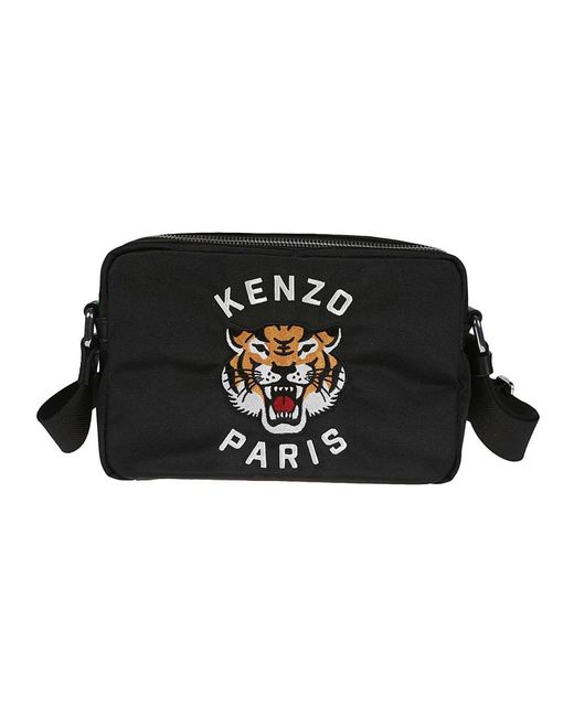 KENZO Black Cross Body Bags for men