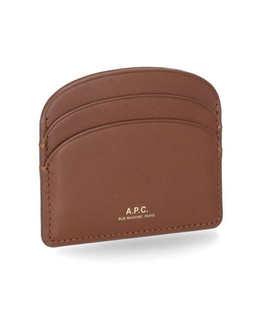 Wallets & Cardholders A.P.C. de color Brown