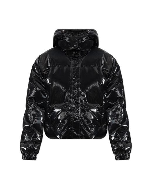 EA7 Jassen ,Zwart ,Jas Met Een Glanzende Afwerking in het Black