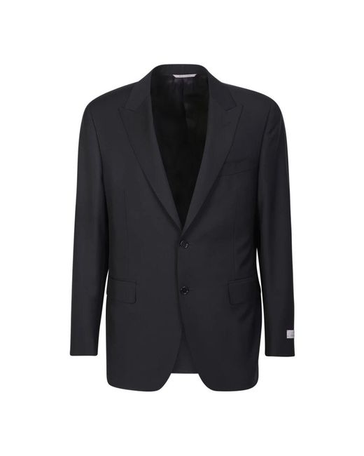 Single Breasted Suits Canali de hombre de color Black