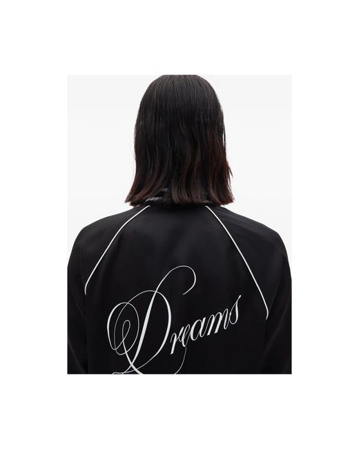 Ann Demeulemeester Black Bomber Jackets for men