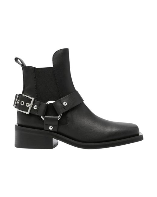 Chelsea Boots Ganni en coloris Black