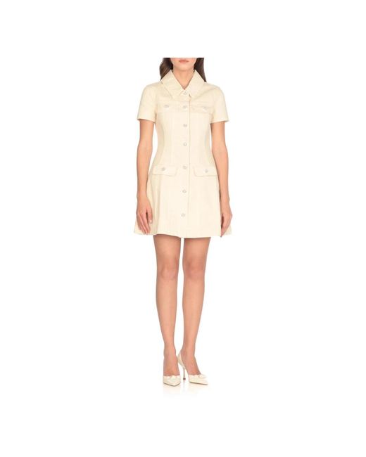 Self-Portrait White Short Dresses