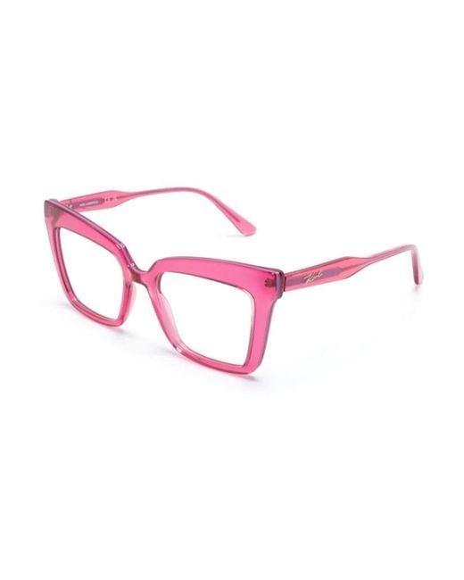 Karl Lagerfeld Pink Glasses