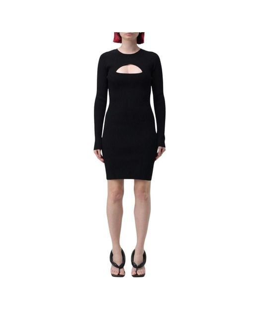 DSquared² Black Knitted Dresses