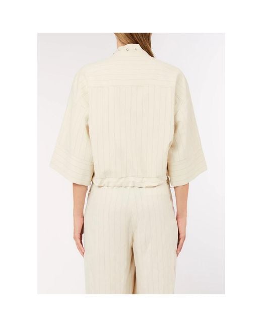 Liu Jo Natural Bomber Jackets