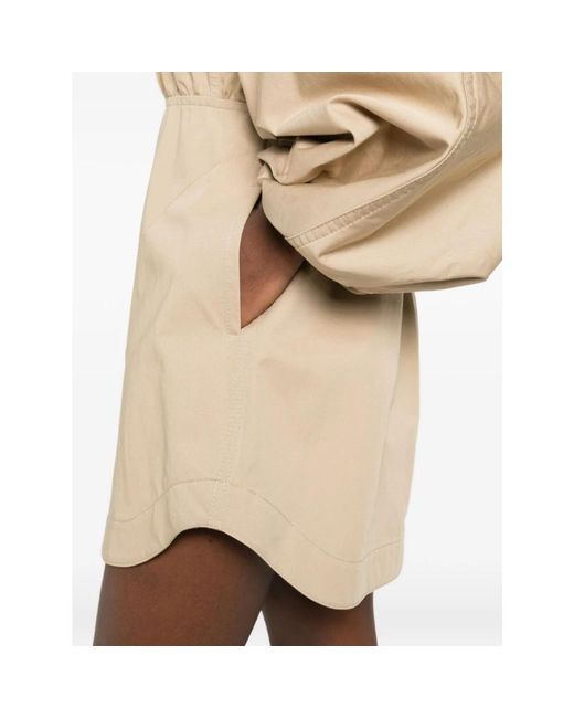 Zimmermann Natural 'Rebellion Drawn' Short Dress