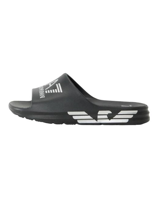 EA7 Flip Flops & Sliders in Black für Herren