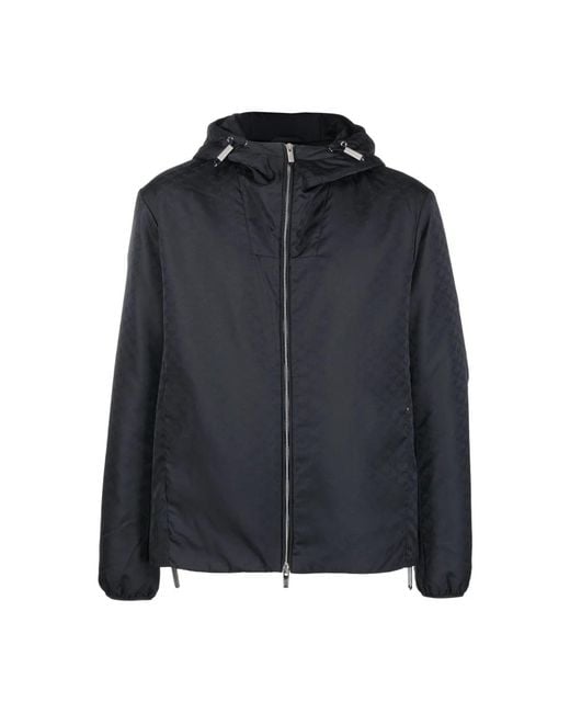 Emporio Armani Black Light Jackets for men