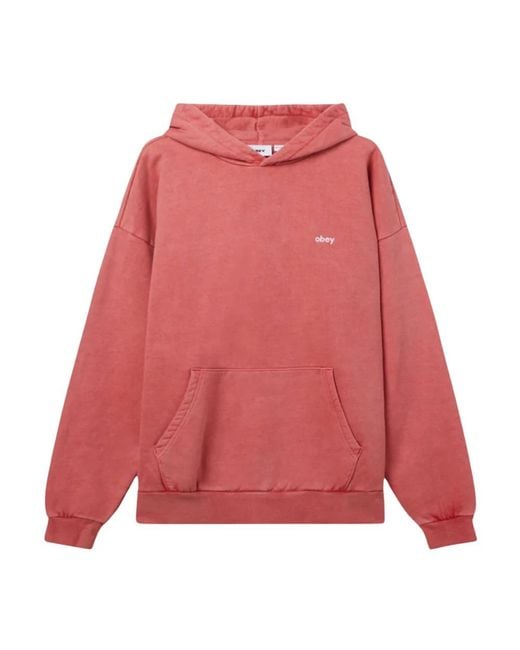 Obey Pink Hoodies for men