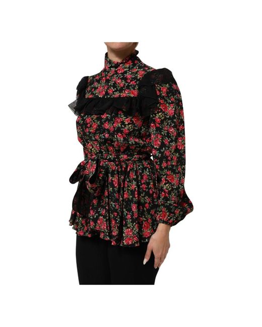 Dolce & Gabbana Black Blouses