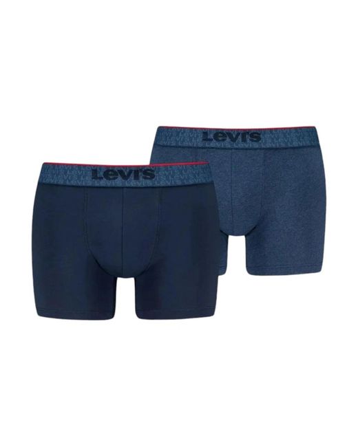 Levi's Logo Wb Boxer Brief in het Blue voor heren