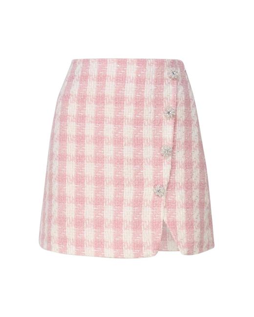 Skirts > short skirts Self-Portrait en coloris Pink