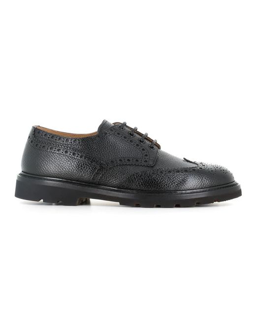 Henderson Black Laced Shoes for men