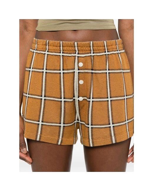 Guest In Residence Brown Short Shorts