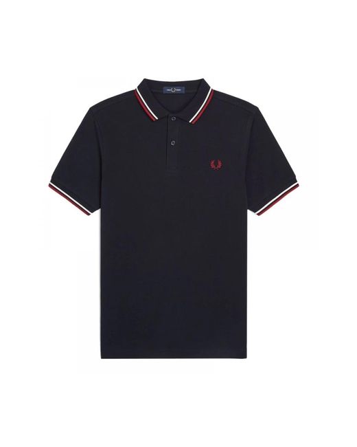 Fred Perry Blue Polo Shirts for men