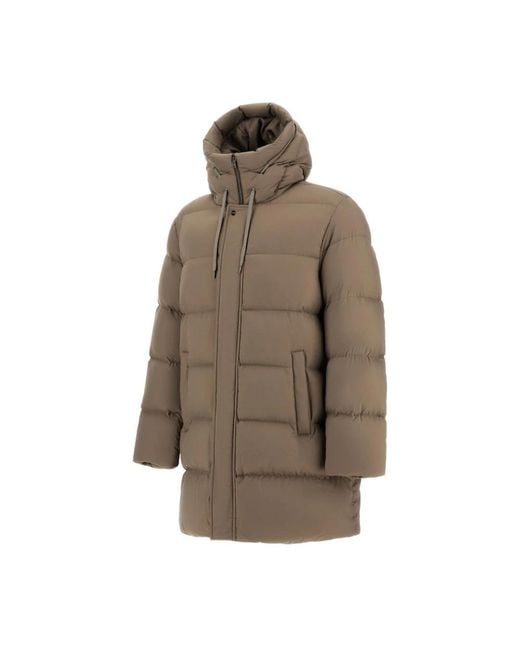 Down Coats Herno de hombre de color Brown