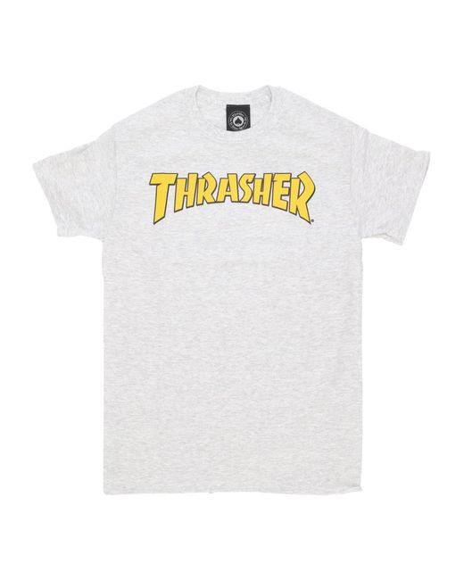 T-Shirts Thrasher de hombre de color White