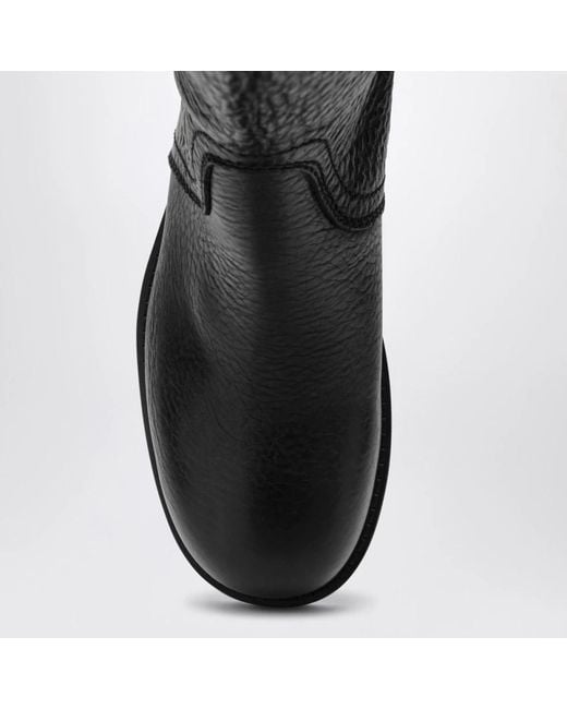Dries Van Noten Black High Boots