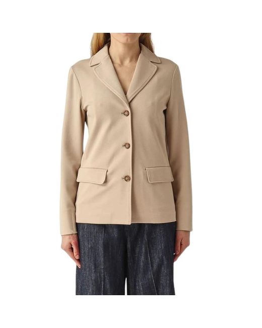 Max Mara Blazer Bug in het Natural