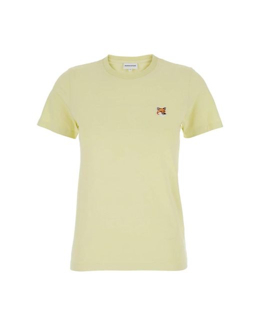 Maison Kitsuné Yellow T-Shirts