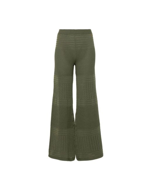 Conjunto pantalones elegante Twin Set de color Green