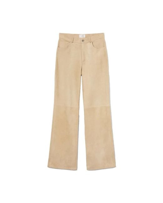Haikure Natural Leather Trousers