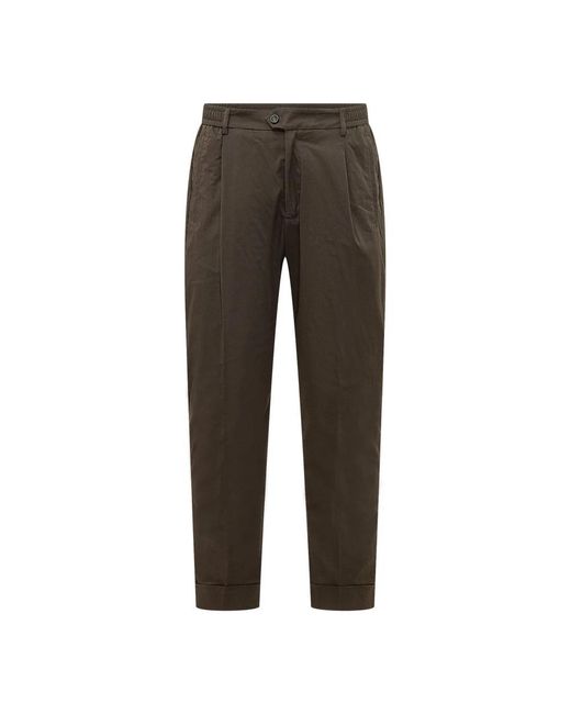 Hōsio Gray Straight Trousers for men