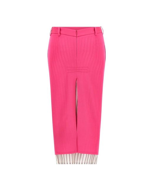 The Attico Pink Midi Skirts