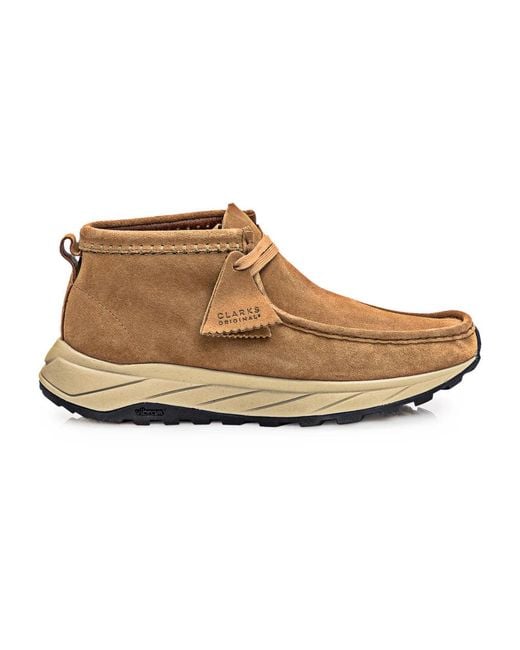 Clarks Niedrige wildleder stiefeletten in Brown für Herren
