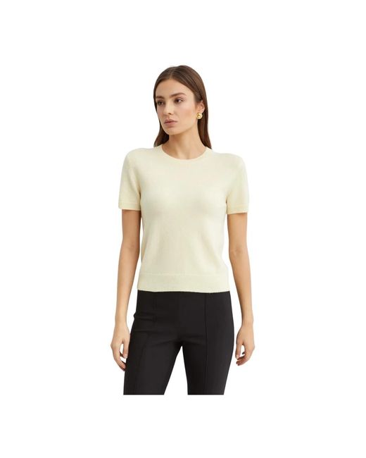 Round-Neck Knitwear Vince de color Natural