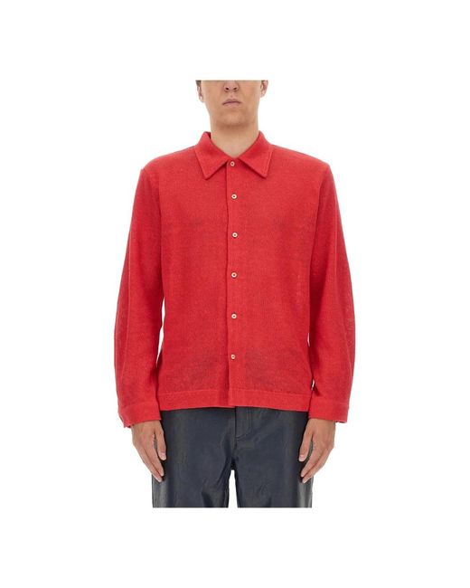 Séfr Red Casual Shirts for men