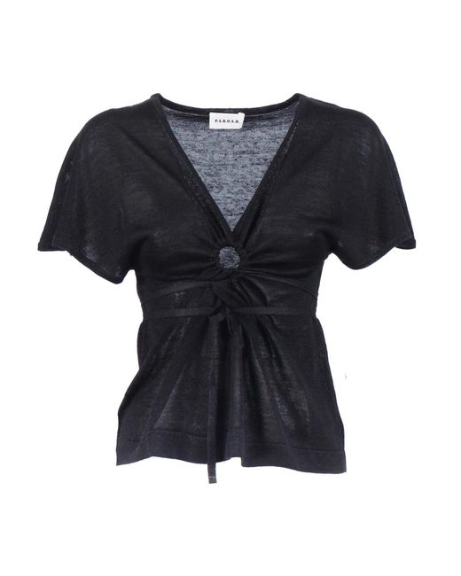 Blouses P.A.R.O.S.H. de color Black