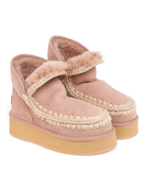 Mou Mini Eskimo Platform Boot in het Natural