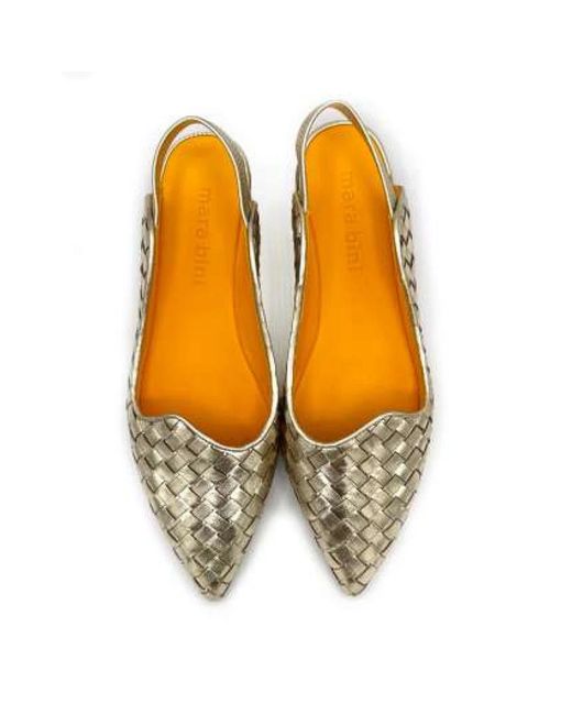 Mara Bini Brown Ballerina Shoes