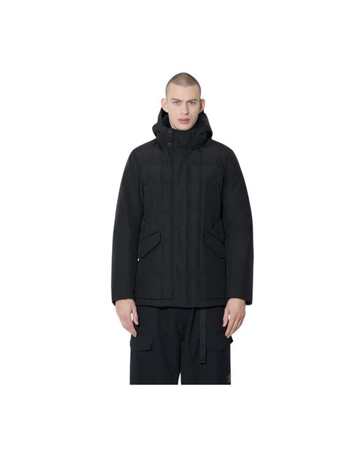 Woolrich Blizzard Field Jacket in het Black voor heren