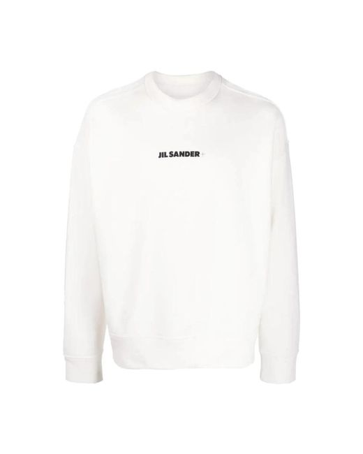 Jil Sander White Sweatshirts for men